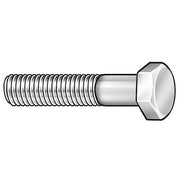 Grade A307, 3/4"-10 Hex Head Cap Screw, Zinc Plated Steel, 2-1/2 in L, 20 PK