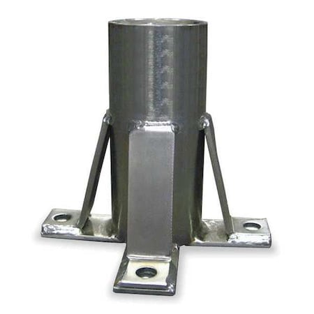 Floor Mount Sleeve Zinc Plated
