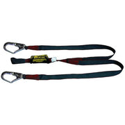 Manyard(TM) II Arc Flash Rated Shock Absorbing Lanyard, 6 ft. Length, Web Loop, Polyester, 2 Leg(s)