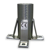 Floor Mount Sleeve Stainless Steel Finish