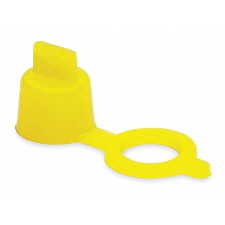 Grease Fitting Cap,Yellow,PK10