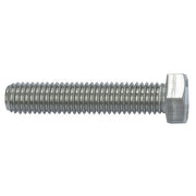 18-8, 3/8"-24 Hex Head Cap Screw, Plain Stainless Steel, 1/2 in L, 25 PK