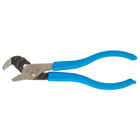 4 1/2 in Straight Jaw Tongue and Groove Plier, Serrated