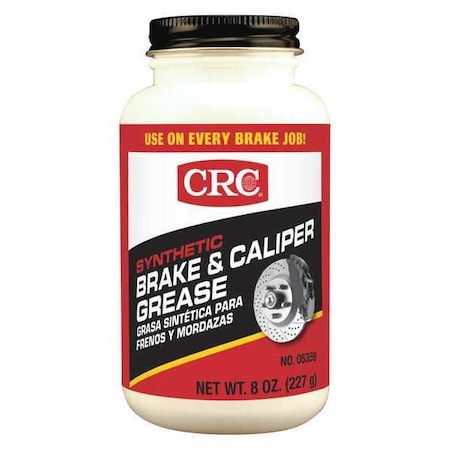 Brake Caliper Grease, 8 oz, Bottle, Black