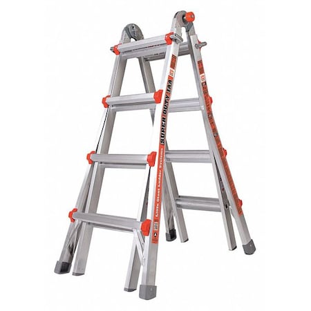 Multipurpose Ladder,17 ft.,IAA,Aluminum