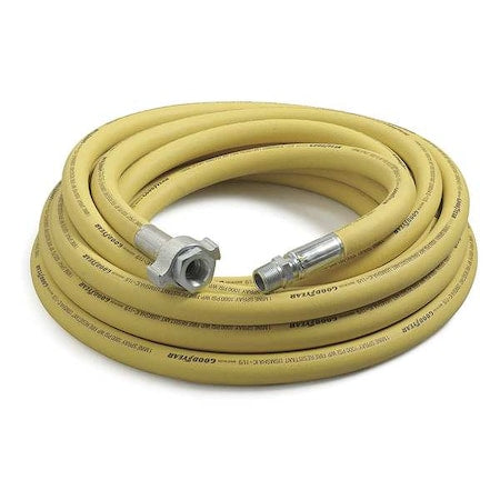 1" x 50 ft Nitrile Coupled Multipurpose Air Hose 1000 psi YL