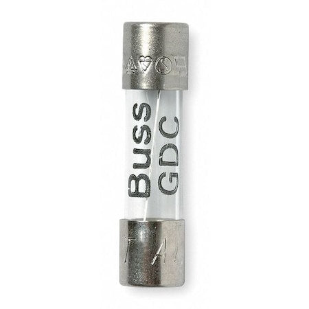 Glass Fuse, 1.25A, 35A at 250V AC, 5 PK