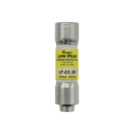 CC Class, Time-Delay, 30A, 600V AC, Non-Indicating