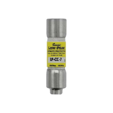 CC Class, Time-Delay, 7A, 600V AC, Non-Indicating