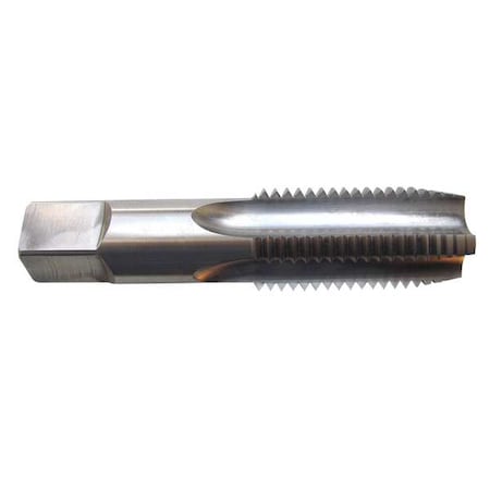 Straight Flute Hand Tap, M10-1.25, Bottoming, 4 Flutes, Metric