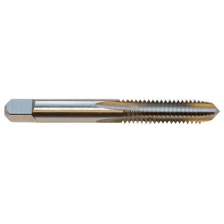 Straight Flute Hand Tap, M4-0.70, Plug, 4 Flutes, Metric Coarse