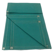 Standard Duty Tarp, 3 ft 6 in x 7 ft 6 in, 15 Mil, Jade Green, Polyester Coated Cotton Canvas