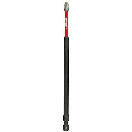 SHOCKWAVE 6 in Phillips No. 2 Impact Duty Power Bit, 1-Piece