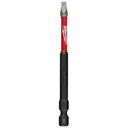 SHOCKWAVE 3-1/2" Impact Square Recess No. 3 Power Bits (25 Pk)
