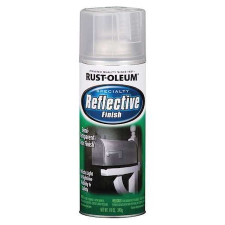 Rust Preventative Reflective Coating Spray, Clear Reflective, Gloss, 10 oz, 4 to 5 sq ft