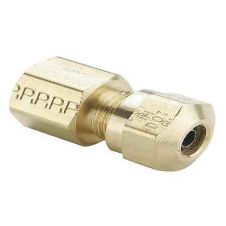 Strt, Brass, Comp. 1/2 in, FNPT 3/8 in