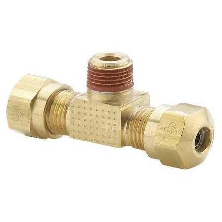 Tee,Brass,Comp1/2",MNPT1/2",Comp1/2"