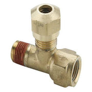 Tee,Brass,Comp5/8",MNPT1/2",Comp5/8"