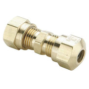 Union, Brass, Comp. 1/4 in, Comp. 3/8 in