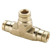 Tee, Tube 1/4", 1/4", Push-Fit 1/4"