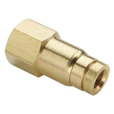 Strt,Brass,Push-Fit1/2in,FNPT3/8in