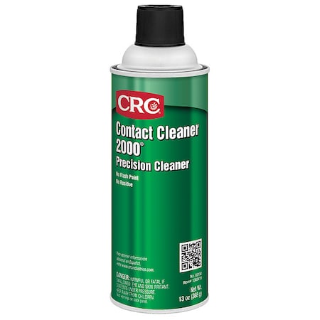 Contact Cleaner, Aerosol Spray Can, 13 oz, Liquid