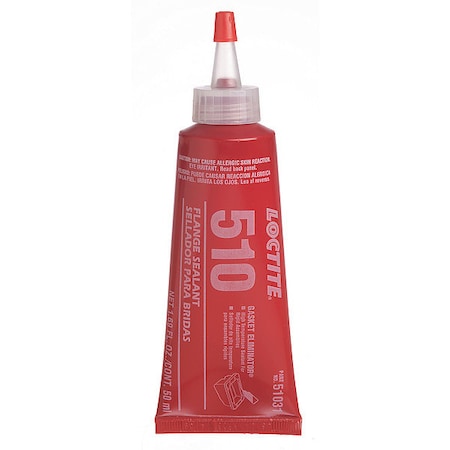 Anaerobic Anaerobic Gasket Maker, 50 mL, Pink, Temp Range -65 to 400 Degrees F