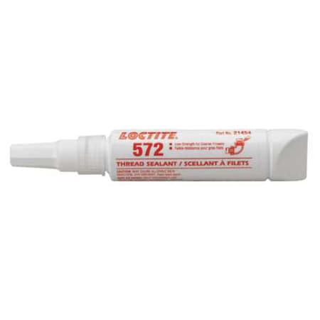Pipe Thread Sealant 1.7 fl oz, Tube, 572, Off-White, Paste