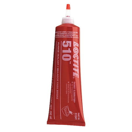 Anaerobic Anaerobic Gasket Maker, 250 mL, Pink, Temp Range -65 to 400 Degrees F