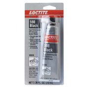 High Performance RTV Gasket Maker, 70 mL, Black, Temp Range -75 to 625 Degrees F