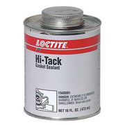 Solvent Based Gasket Sealant, 1 pt, Red, Temp Range -65 to 500 Degrees F
