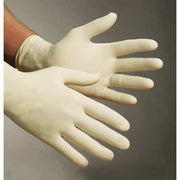 L92, Disposable Gloves, 5.00 to 5.99 mil Palm, Latex, Powder-Free, M (8), 100 PK, Beige