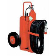 Wheeled Fire Extinguisher, 125 lb Capacity, Class BC ,UL Rating240B:C ,Potassium Bicarbonate
