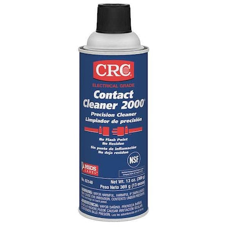 Contact Cleaner, Aerosol Can, 13 oz