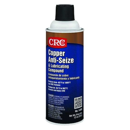 Anti Seize Compound,16 oz,Aerosol Can