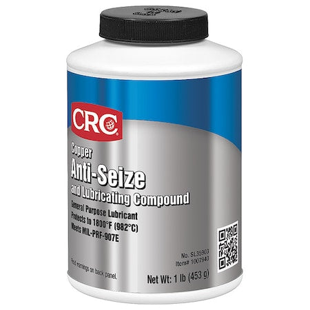 Anti-Seize,16 oz,Copper,Brush Top Bottle