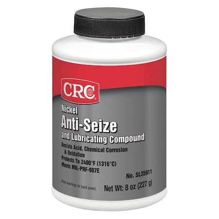 Anti-Seize8 oz,Nickel,Brush Top Bottle