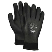 Coated Gloves, Acrylic Terry/Nylon Lining, Black, 2XL ( 11 )