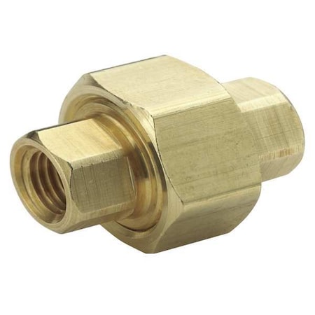 Union Brass Dryseal Pipe Fitting, 1/4 in Female NPT X 1/4 in Male NPT