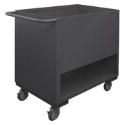 Flat Shelf Utility Cart, 14 ga. Steel, 2000 lb Load Capacity, 2 Shelves, 54-1/8" L, 30-3/16" W