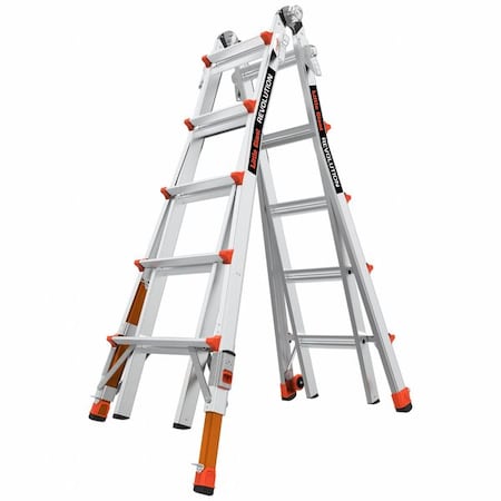 Multipurpose Ladder, Not Available, Aluminum, 300 lb Load Capacity