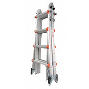 Multipurpose Ladder, 15 ft, Aluminum, 300 lb Load Capacity