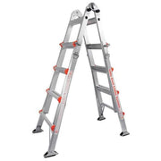 Multipurpose Ladder, 19 ft, Aluminum, 300 lb Load Capacity