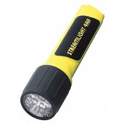 4AA ProPolymer LED Flashlight, Yellow Industrial Handheld Flashlight, 67 lm