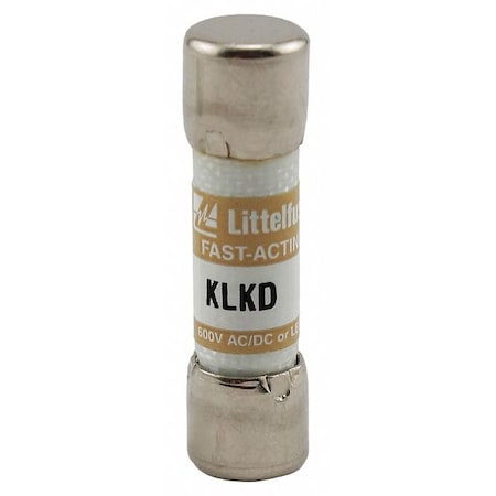 Midget Fuse, Fast-Acting, 15A, 600V AC, Non-Indicating, 100kA at 600V AC, 50kA at 600V DC