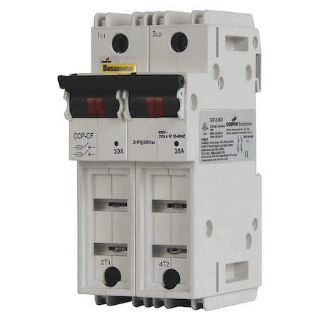 Disconnect Switches, 31 to 60A Amp Range, 600V AC/125V DC Volt Rating, 2 Poles, Box Lug