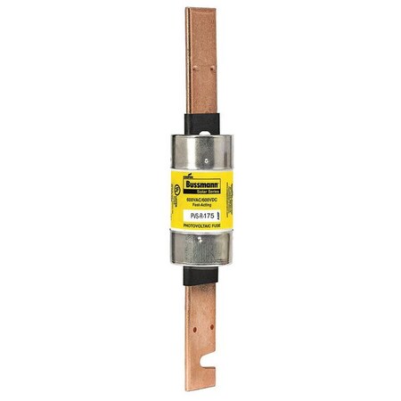 Solar Fuse, PVS-R Series, 175A, Fast-Acting, 600V AC, Cylindrical