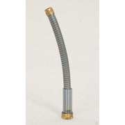 Flexible Spout, Steel, Silver, .875 in Dia.