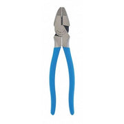 8-1/2 in Linemens Plier Round Nose High Leverage, Steel