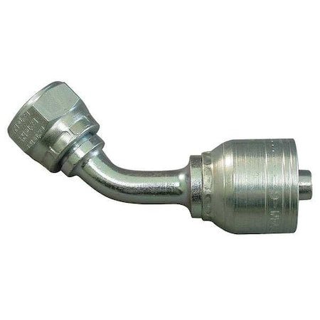 Hose Fitting,Crimp,Metric,45,1/4,M16X1.5